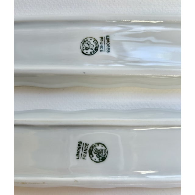 Pair of Limoges Chinoiserie White Porcelain Trays by Andre Prevot For Sale - Image 17 of 18