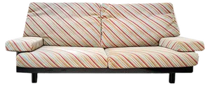 Italian Sofa with Missoni Fabric by Giovanni Offredi for Saporiti, 1970s