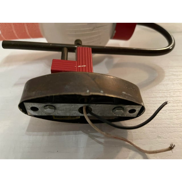 1950s Vintage Red Glass Sconces by Stilnovo, 1950s, Set of 2 For Sale - Image 5 of 10