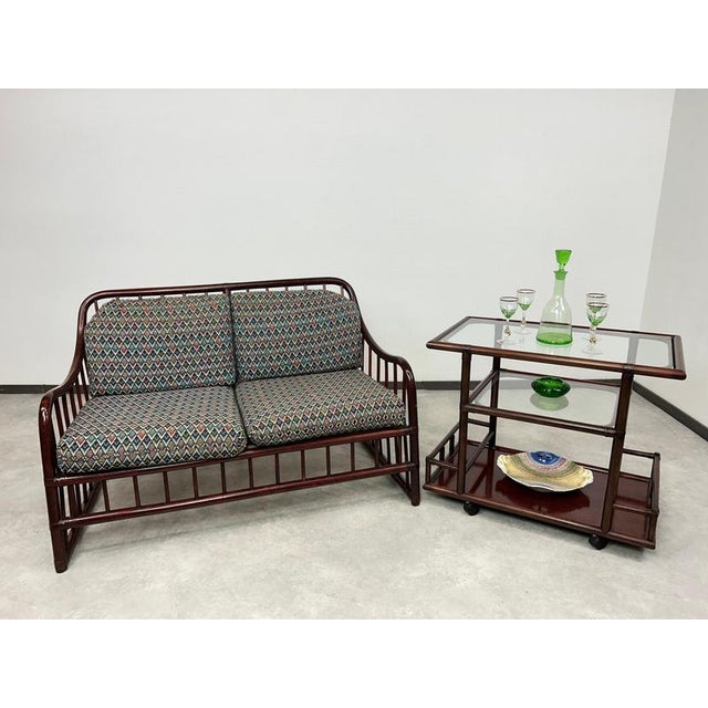 Mid-Century Modern Bamboo Sofa from Gervasoni, 1970s For Sale - Image 3 of 11