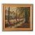French Vintage Framed Autumn Landscape Painting For Sale