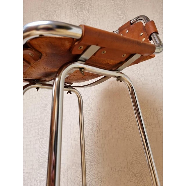 Metal Bar Stool by Charlotte Perriand for Les Arcs, 1960s For Sale - Image 7 of 11