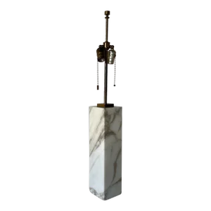 1950s T H Robsjohn Gibbings Marble Table Lamp by Hansen Lighting