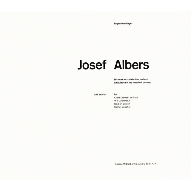 Bauhaus 1968 Josef Albers Untitled "Homage to the Square" Serigraph For Sale - Image 3 of 5