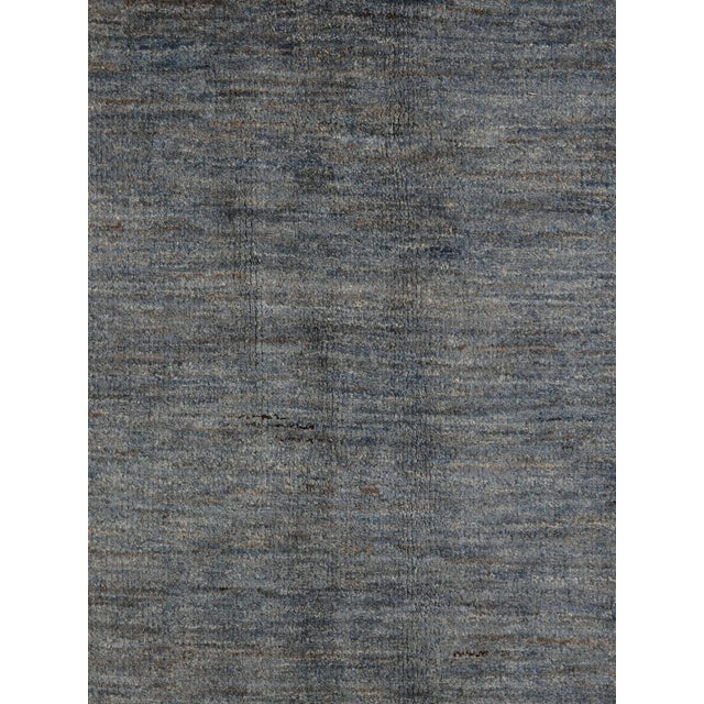 Contemporary 1980s Hand-Knotted Gabbeh Rug 8'0" X 10'2" For Sale - Image 3 of 4