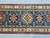 Blue and Cream Kazak-Style Wool Runner Rug With Tribal Medallions, 2'8" X 9'7" For Sale - Image 6 of 15