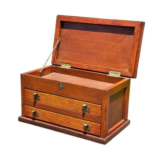 Late 19th Century Late 19th Century Antique Victorian File Cabinet, Legal & Letter Size For Sale - Image 5 of 12