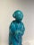 Republic Period Chinese Turquoise Blue Glazed Porcelain Figurine by 鄧榮昌造 Deng RongTzan Aprox. dimensions: 9.5" H Very good...