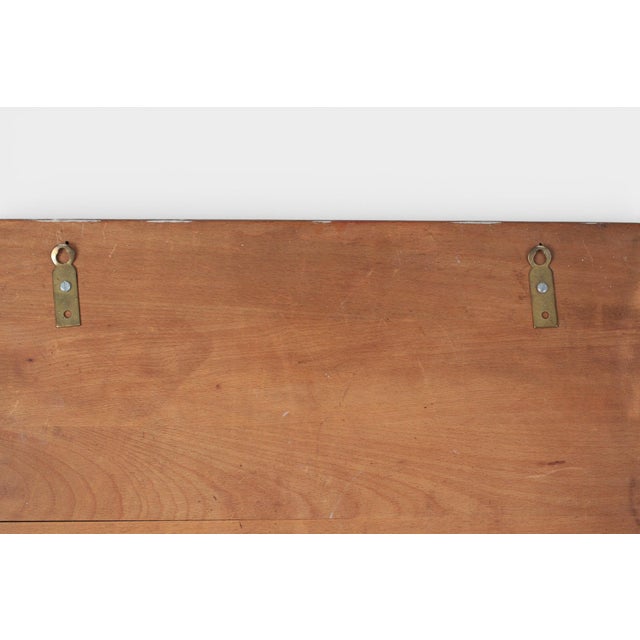 Early 20th Century Wooden Wall Pocket With Hand-Painted Chickens For Sale - Image 15 of 16