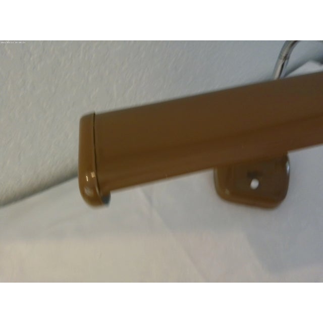 Underwriters Laboratories Mid-Century Brown Airplane Desk Lamp For Sale - Image 4 of 6