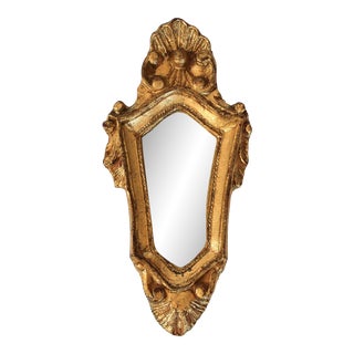 Vintage Italian Accent Wall Mirror For Sale