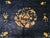 Vintage Room Size Chinese Art Deco Rug, Hand-Knotted Navy Blue, Taupe, 9' x 12' For Sale - Image 16 of 18