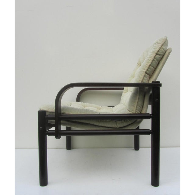 Beige Lounge Easy Chair by Bror Boije for Dux Miljo Expo, Sweden, 1980 For Sale - Image 8 of 18