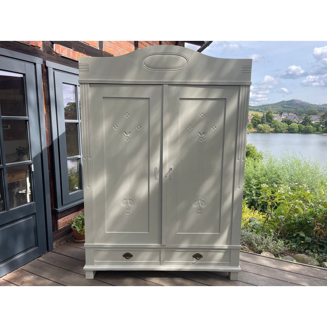 Antique Oak Cabinet, 1890s For Sale - Image 10 of 18