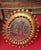 1970s Sunburst Mirror in Gilt Metal with Leaf Decoration Work, 1960s For Sale - Image 5 of 6