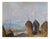 Ramon Trulls Pons, Impressionist Haystack Landscape, Oil on Canvas For Sale
