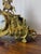 Vintage Rococo Revival Style Brass Mantel Clock, Mid–Late 20th Century For Sale In Miami - Image 6 of 14