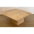 Late 20th Century Vintage Boho Scored Travertine Side Table For Sale - Image 5 of 11