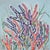 2026, Naturalistic Style Painting on Canvas of Modern Marina, Caribbean Corals by Romina Milano For Sale
