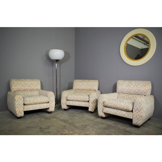 Missoni Style Armchairs, 1970s, Set of 3 For Sale - Image 18 of 18