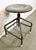 Gray Industrial Iron Adjustable Swivel Stool, 1960s For Sale - Image 8 of 18