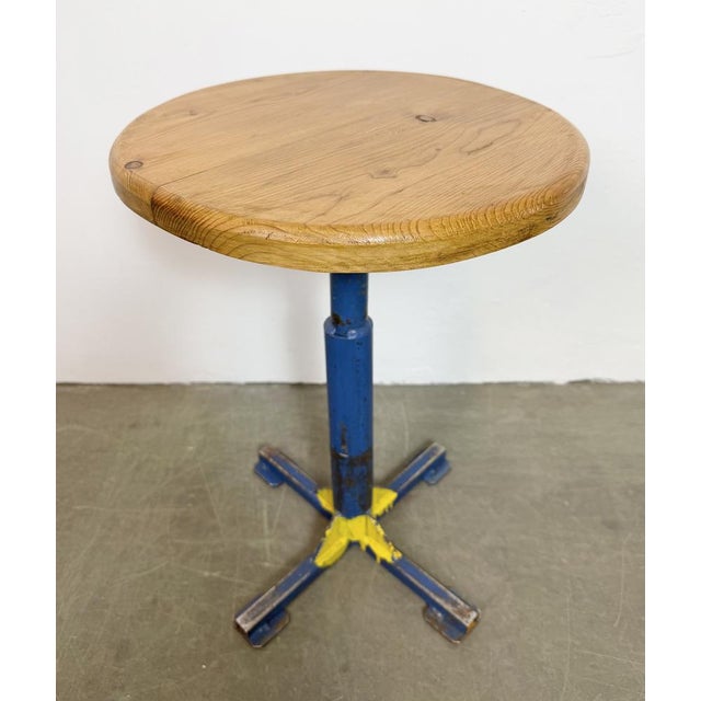 Vintage Industrial Workshop Stool, 1960s For Sale - Image 13 of 14