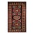 Vintage Persian Kurdish Rug, Hand-Knotted Wool, Geometric Pattern, Navy & Tan, 3x5 For Sale