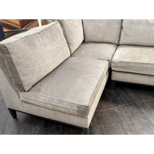 Cypress Furniture Sectional in Holly Hunt Fabric For Sale In San Francisco - Image 6 of 12
