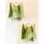 Mid-Century Modern Pair of Contemporary Modern Sanded Green Light and Dark “Rondini” Murano Wall Sconces For Sale - Image 3 of 6