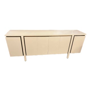 John Widdicomb Credenza,Sideboard Brass Accents For Sale