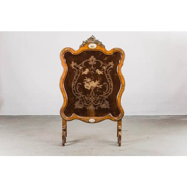 Antique Baroque Style German Fireplace Screen, 1890s For Sale - Image 9 of 9