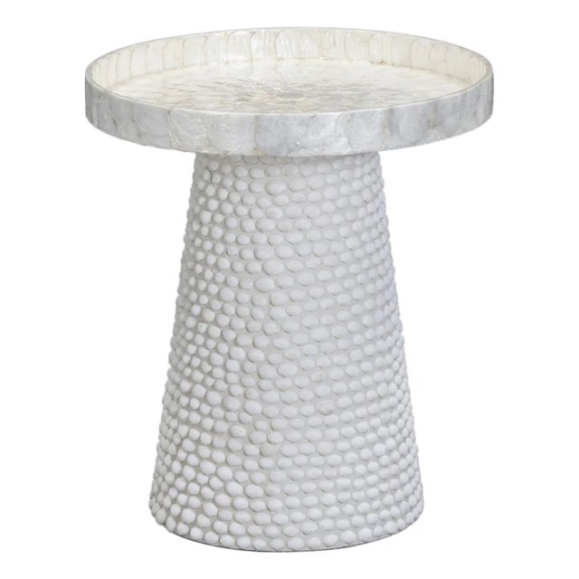 Coast Seashell Side Table For Sale In Los Angeles - Image 6 of 6