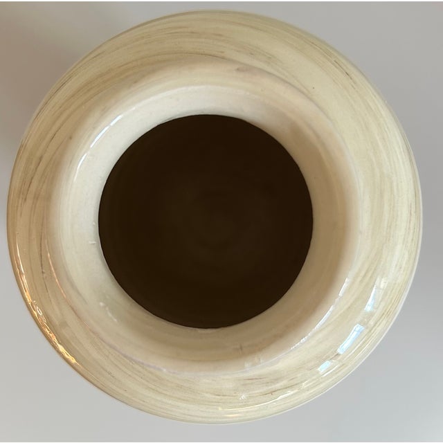 1960s Vintage Italian Flavia Ceramic Vase For Sale - Image 5 of 9