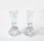 Transparent 1970's Daum France Crystal Glass Candle Holders - A Pair For Sale - Image 8 of 12