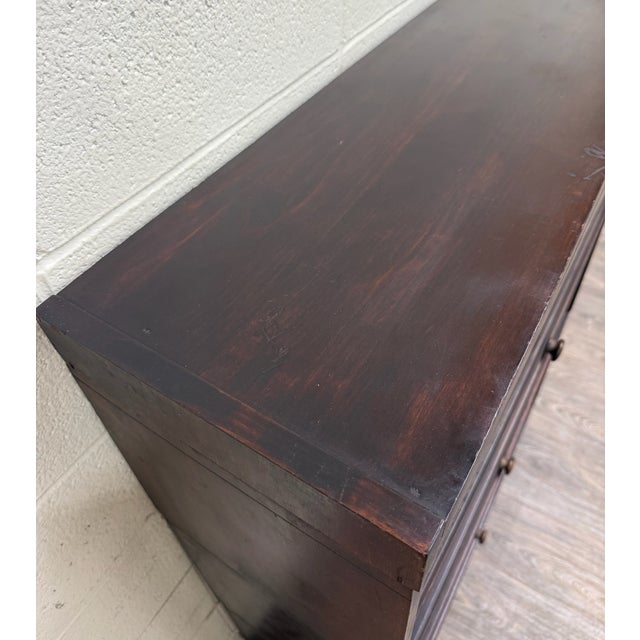 Brown Antique Macey Barrister Bookcase Lawyer Bookcase For Sale - Image 8 of 18