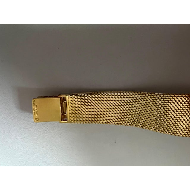 Gold Patek Phillipe 18 Karat Yellow Gold Textured Gold Vintage Estate Watch For Sale - Image 8 of 17
