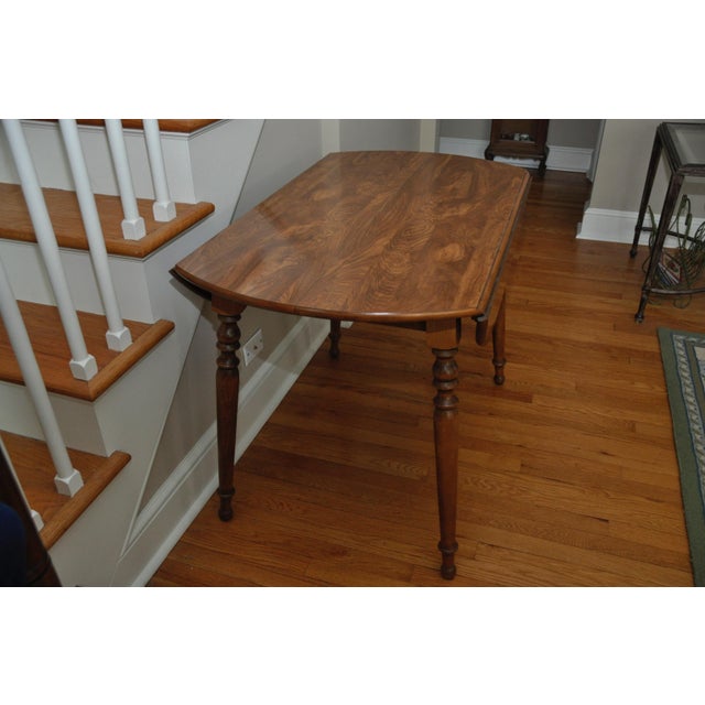 Ethan Allen Drop Leaf Dining Table Chairish