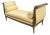 Antique Louis XV Style Chaise Lounge Daybed W Nancy Corzine Matelassé Fabric For Sale
