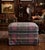 High-end, authentic bench-made custom ottoman by luxury maker Taylor King (North Carolina). Pristine original 1996...