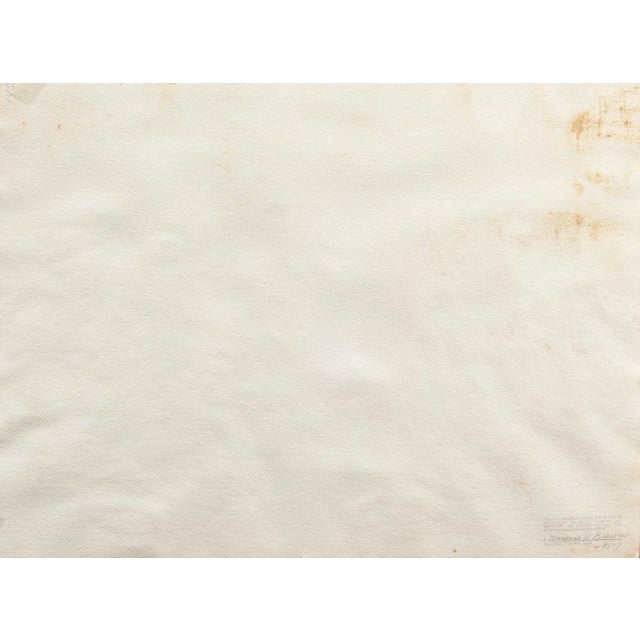 Paper 'Sunset Abstract Collage' by Marianne Brown, 1987, Orange County Art Association, Moraga, Nancy Moure For Sale - Image 7 of 8