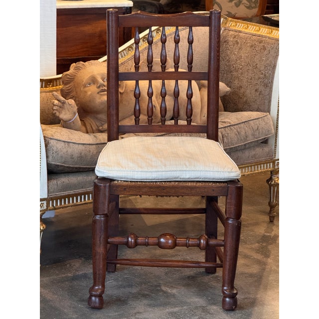 19th Century Set of 6 Welsh Spindle-Back Chairs For Sale - Image 5 of 15