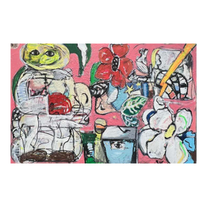 Scott Harper Mixed Media Painting titled “M83” 40 x 60 2024