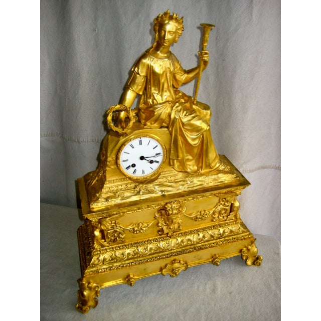 This mantel clock from the early 18 hundreds, impress by it s size , so does it by the quality of the design high end and...