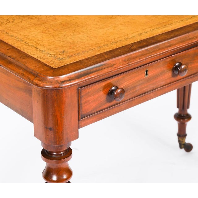 Antique Victorian Partners Desk, 1800s For Sale - Image 17 of 18