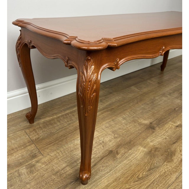 Vintage French Coffee Table in Wood For Sale - Image 9 of 16