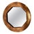 Vintage Egyptian Furgeri Mirror in Glass and Copper, Italy, 1960s For Sale - Image 3 of 3