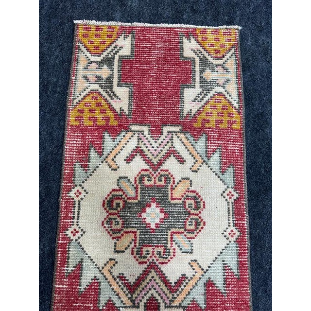 Turkish Yastik Rug 1'4" x 3'1" For Sale - Image 4 of 5