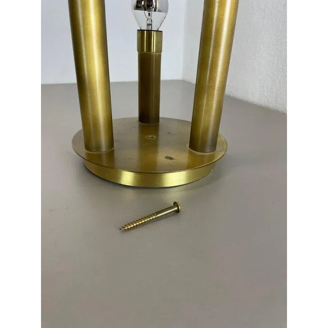 Space Age Italian Brass Atomic Ceiling Light by Gio Ponti, Italy, 1970s For Sale - Image 14 of 18