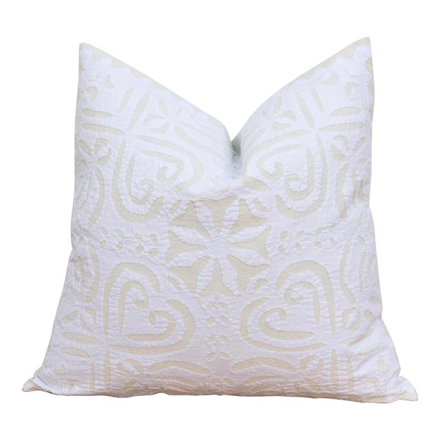 Brunda Applique Pillow Cover For Sale
