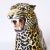 Goldenrod Pair of Vintage Italian Glazed Terra Cotta Leopard or Cat Sculptures For Sale - Image 8 of 10